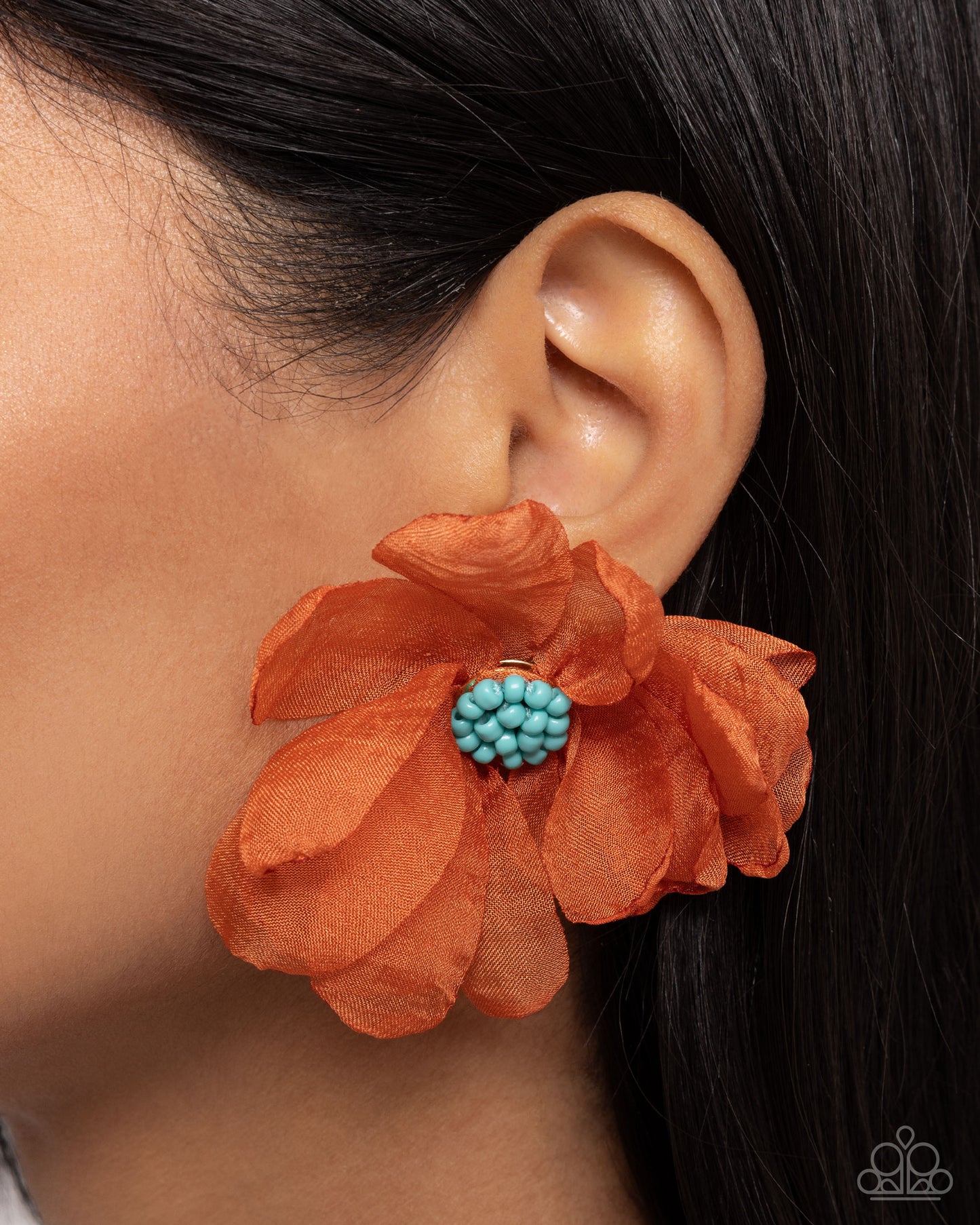 Paparazzi Accessories - Part of Your World - Orange Earrings