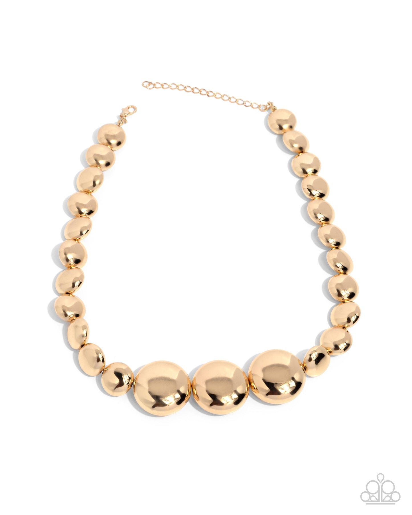 Paparazzi Accessories - Reflective Roar - Gold Necklaces