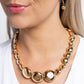 Paparazzi Accessories - Reflective Roar - Gold Necklaces