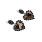 Paparazzi Accessories - Whimsical Wrangler - Black Earrings