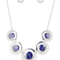 Elliptical Effervescence - Purple Necklace