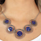 Elliptical Effervescence - Purple Necklace