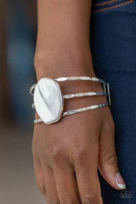 Paparazzi Accessories Canyon Dream - White Bracelets