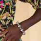 Paparazzi Dreamscape Escape - Silver Iridescent Necklaces and DREAMSCAPE Come True - Silver Iridescent Bead Bracelets Set