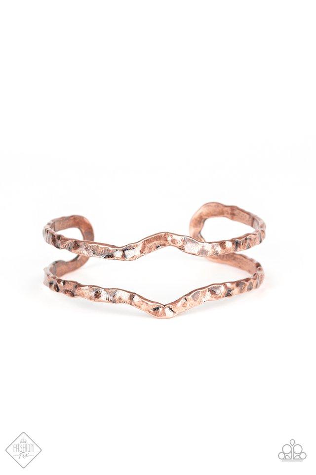 Paparazzi Accessories Rustic Ruler - Copper Bracelets - Lady T Accessories