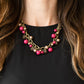 Paparazzi Accessories The Grit Crowd - Pink and Brass Necklaces - Lady T Accessories
