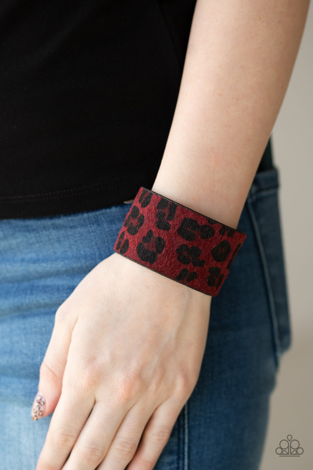 Paparazzi Accessories Cheetah Cabana - Red Bracelets - Lady T Accessories