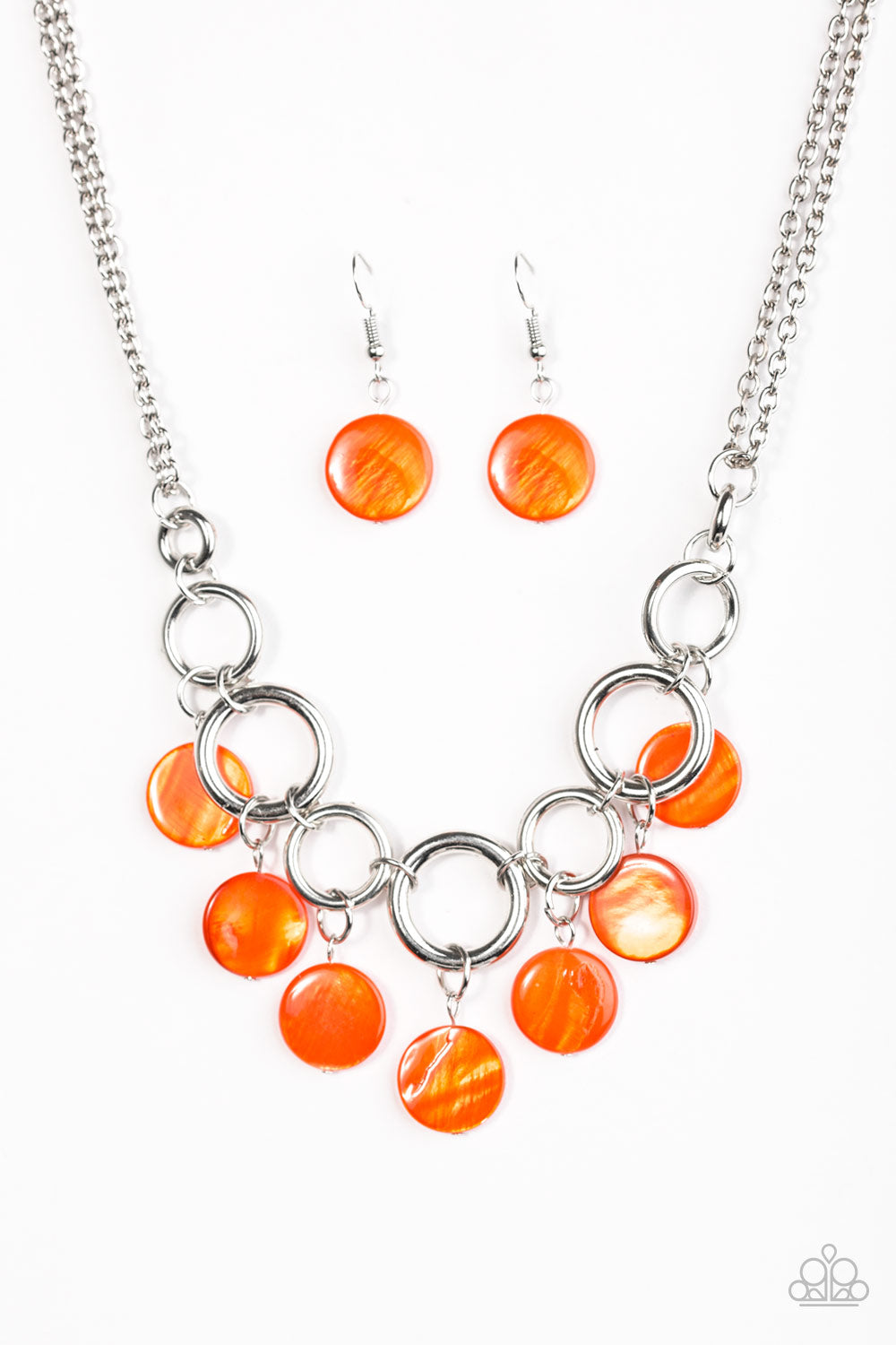 Paparazzi Accessories Coastal Adventure - Orange Necklaces - Lady T Accessories