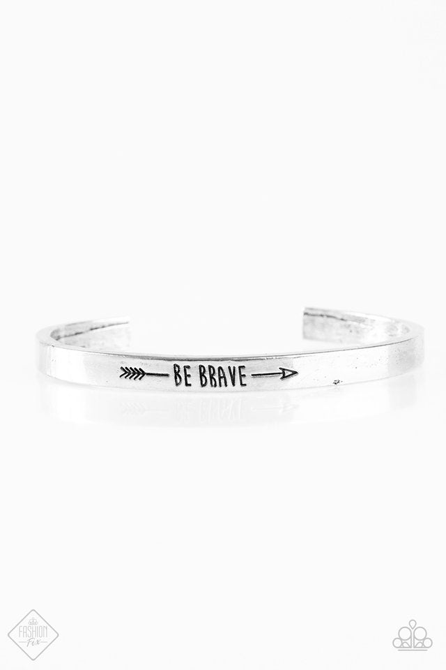 Paparazzi Accessories Brave and Bold - Silver Bracelets - Lady T Accessories