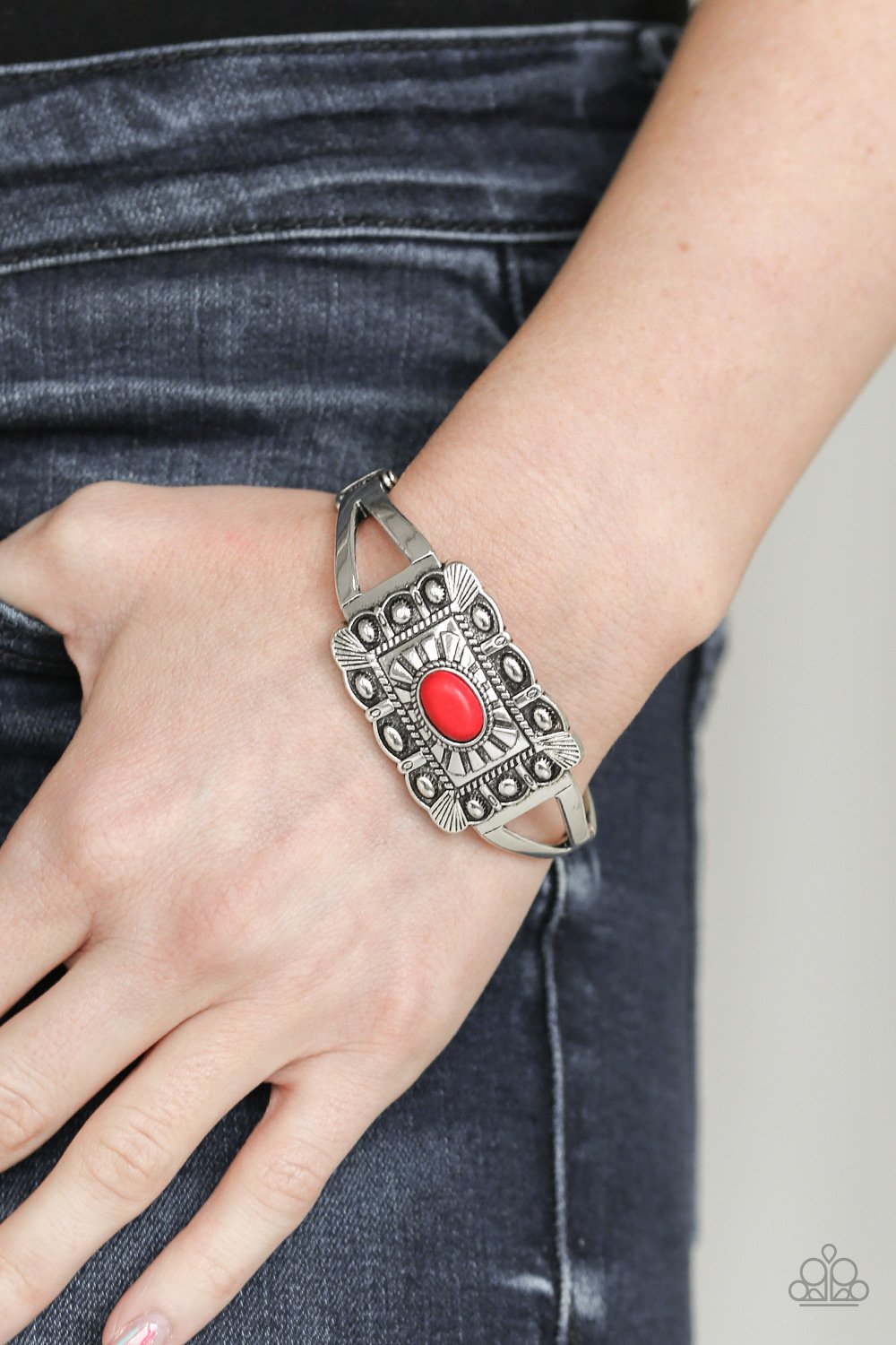 Paparazzi Accessories Big House on the Prairie - Red Bracelets - Lady T Accessories