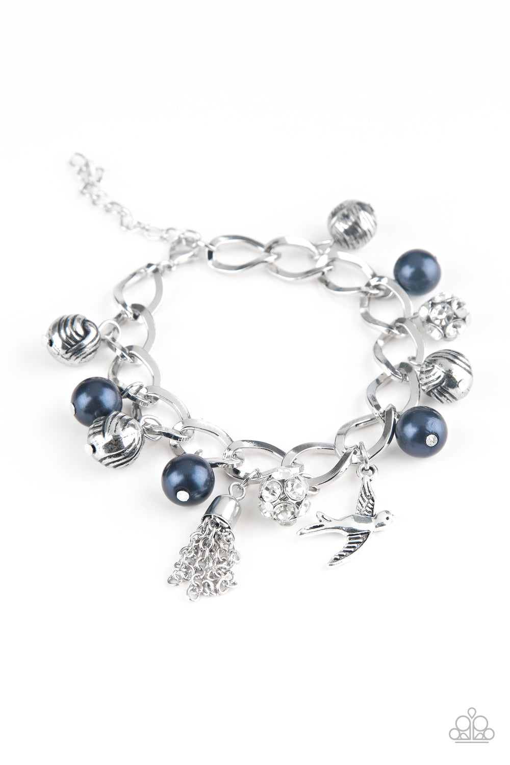 Paparazzi Accessories Lady Love Dove - Blue Bracelets - Lady T Accessories