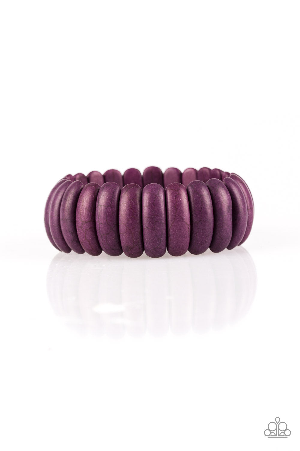 Paparazzi Accessories Peacefully Primal - Purple Bracelets - Lady T Accessories