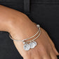 Paparazzi Accessories Dreamy Dandelions - Silver Bracelets - Lady T Accessories