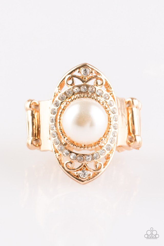 Paparazzi Accessories Pearl Posh - Gold Rings - Lady T Accessories
