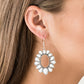 Paparazzi Accessories Fashionista Flavor White Earrings - Lady T Accessories