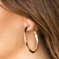 Paparazzi Accessories Some Like it HAUTE - Rose Gold Hoop Earrings - Lady T Accessories