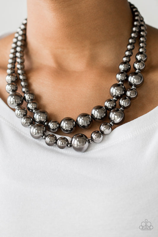 Paparazzi Accessories I Double Dare You - Black Necklaces - Lady T Accessories