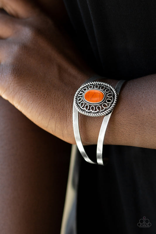 Paparazzi Accessories Deep in the Tumbleweeds - Orange Bracelets  - Lady T Accessories