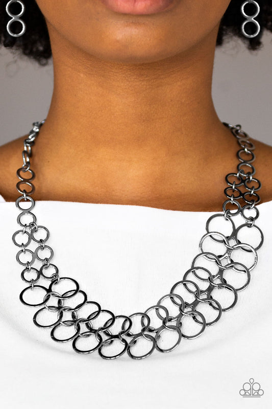 Paparazzi Accessories Metro Maven - Black Necklaces - Lady T Accessories