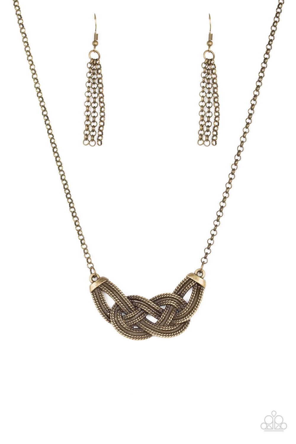 Paparazzi Accessories Nautically Naples - Brass Necklaces - Lady T Accessories