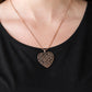 Paparazzi Accessories Look Into Your Heart - Copper Necklaces - Lady T Accessories