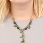 Paparazzi Accessories Crystal Couture - Green Necklaces - Lady T Accessories