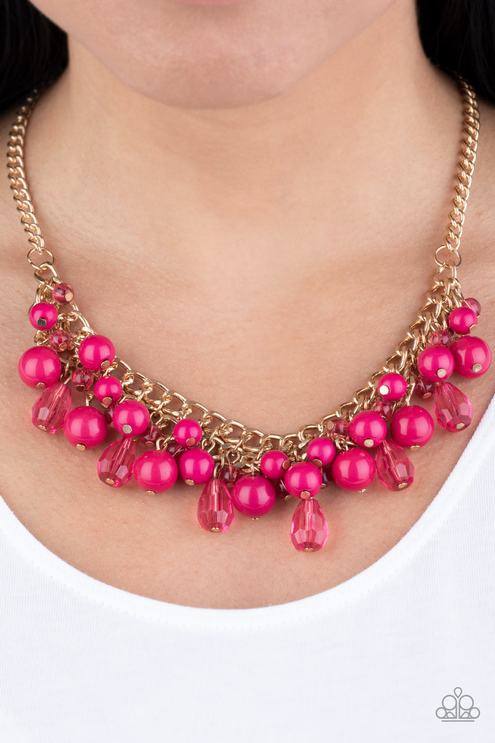 Paparazzi Accessories Tour de Trendsetter - Pink Necklaces - Lady T Accessories
