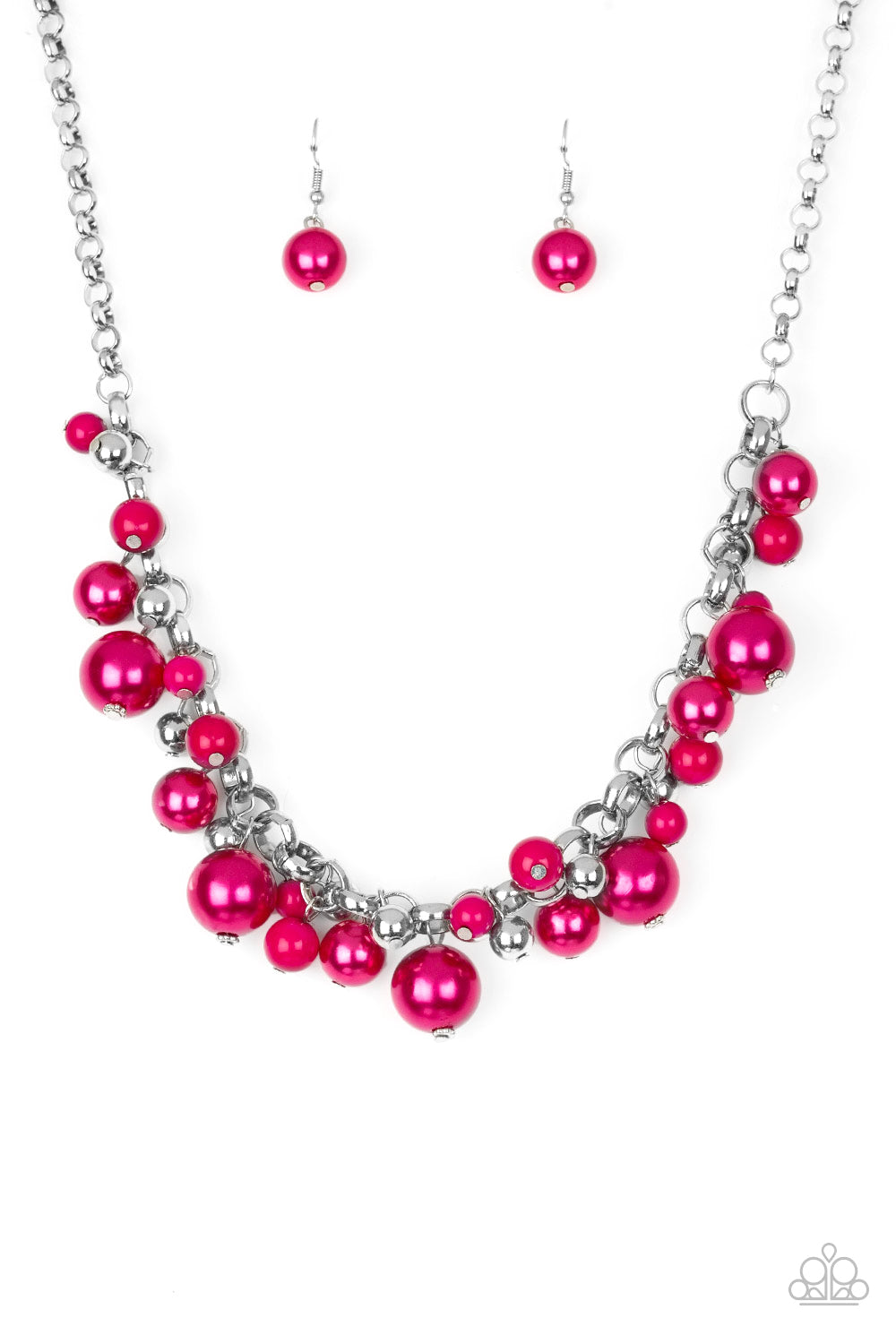 Paparazzi Accessories The Upstater - Pink Necklaces - Lady T Accessories