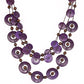 Paparazzi Accessories Catalina Coastin - Purple Wood Necklaces - Lady T Accessories