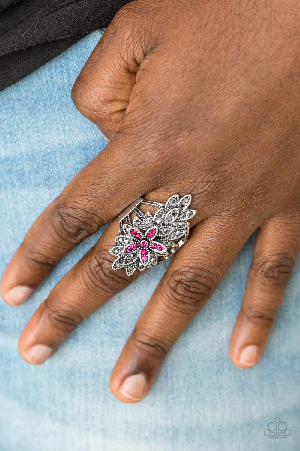 Paparazzi Accessories Formal Floral - Pink Rings - Lady T Accessories