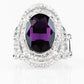 Paparazzi Accessories Making History - Purple Rings - Lady T Accessories