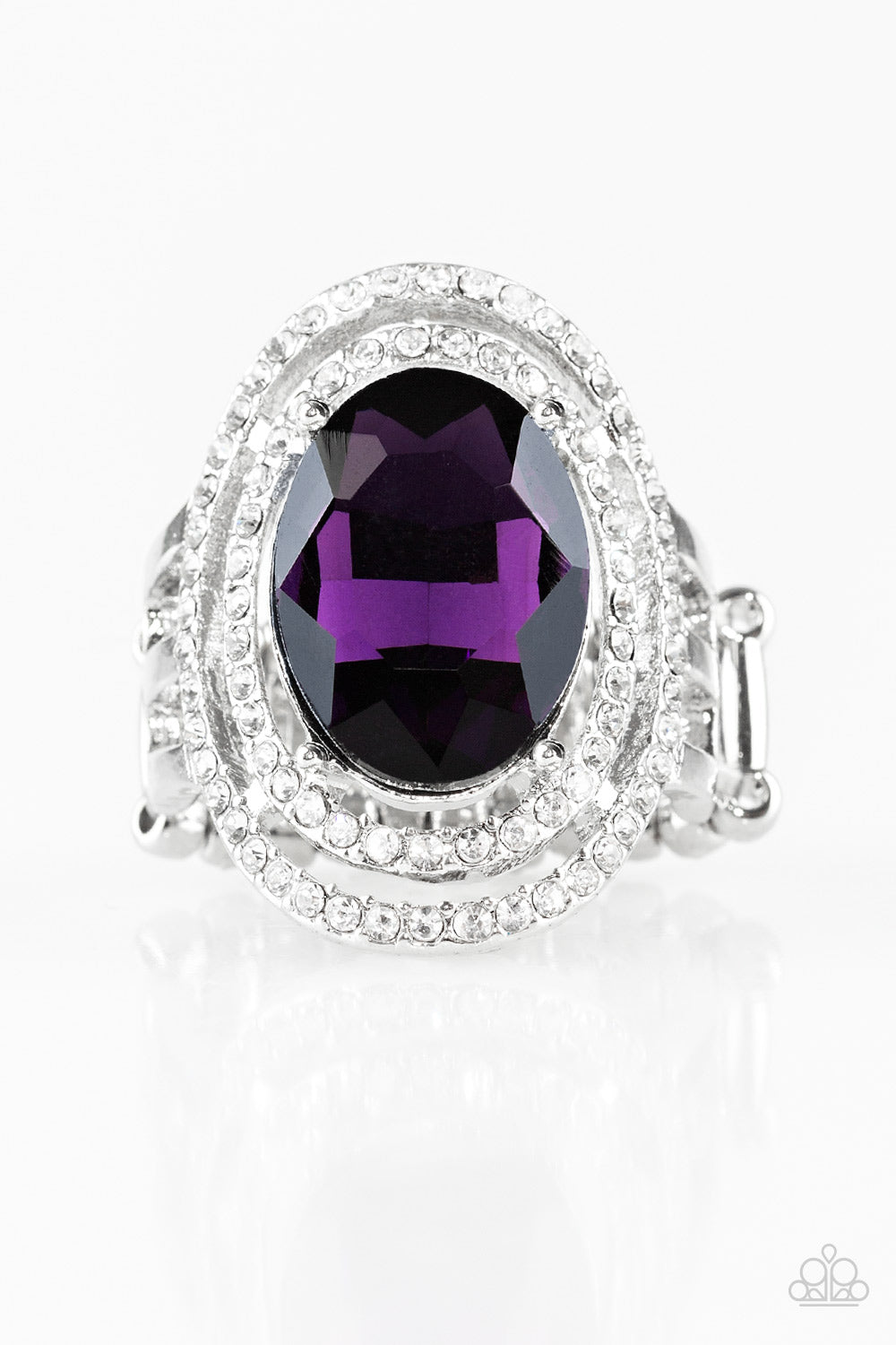 Paparazzi Accessories Making History - Purple Rings - Lady T Accessories