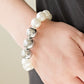 Paparazzi Accessories Dressed UPTOWN - White Bracelets - Lady T Accessories