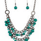 Paparazzi Accessories Watch Me Now - Green Necklaces - Lady T Accessories