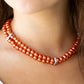 Paparazzi Accessories Put on Your Party Dress - Orange Necklaces - Lady T Accessories