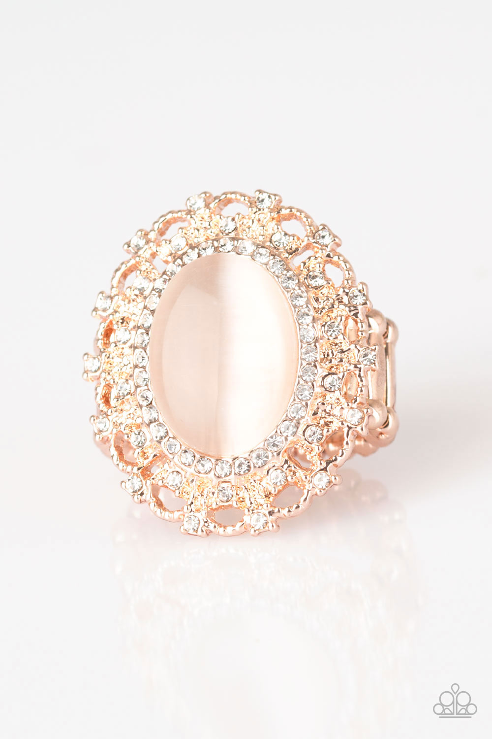 Paparazzi Accessories BAROQUE the Spell - Rose Gold Rings - Lady T Accessories