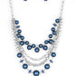 Paparazzi Accessories Rockin Rockette - Blue Necklaces - Lady T Accessories