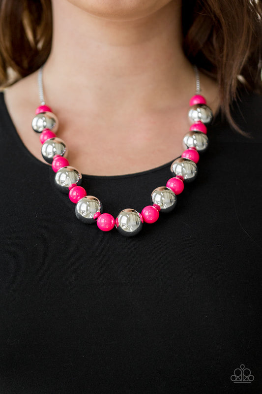 Paparazzi Accessories Top Pop - Pink Necklaces - Lady T Accessories