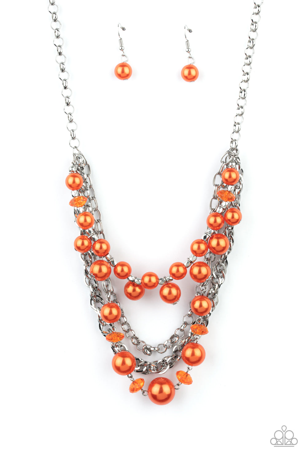 Paparazzi Accessories Rockin Rockette - Orange Necklaces - Lady T Accessories