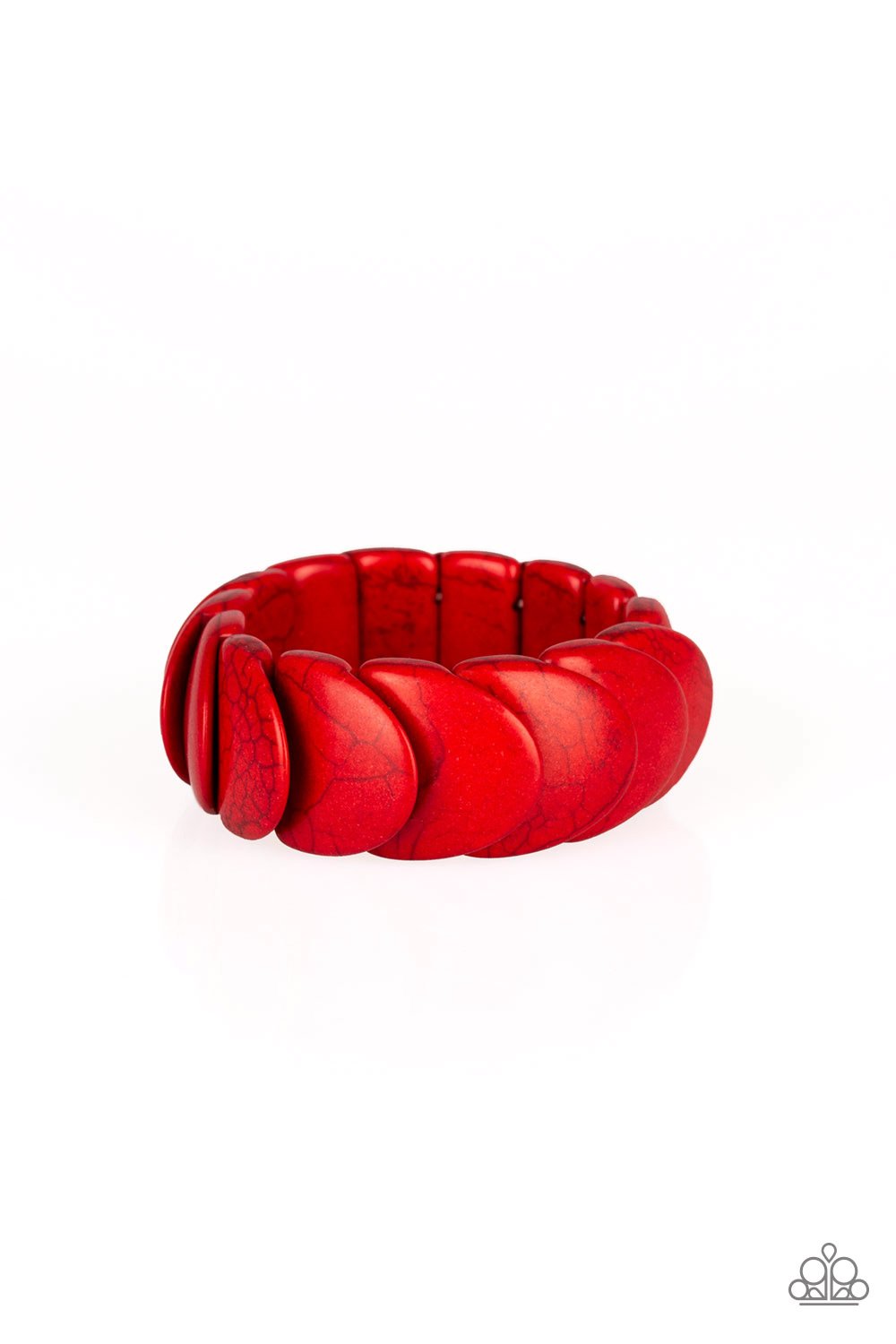 Paparazzi Accessories Nomadic Nature - Red Bracelets  - Lady T Accessories