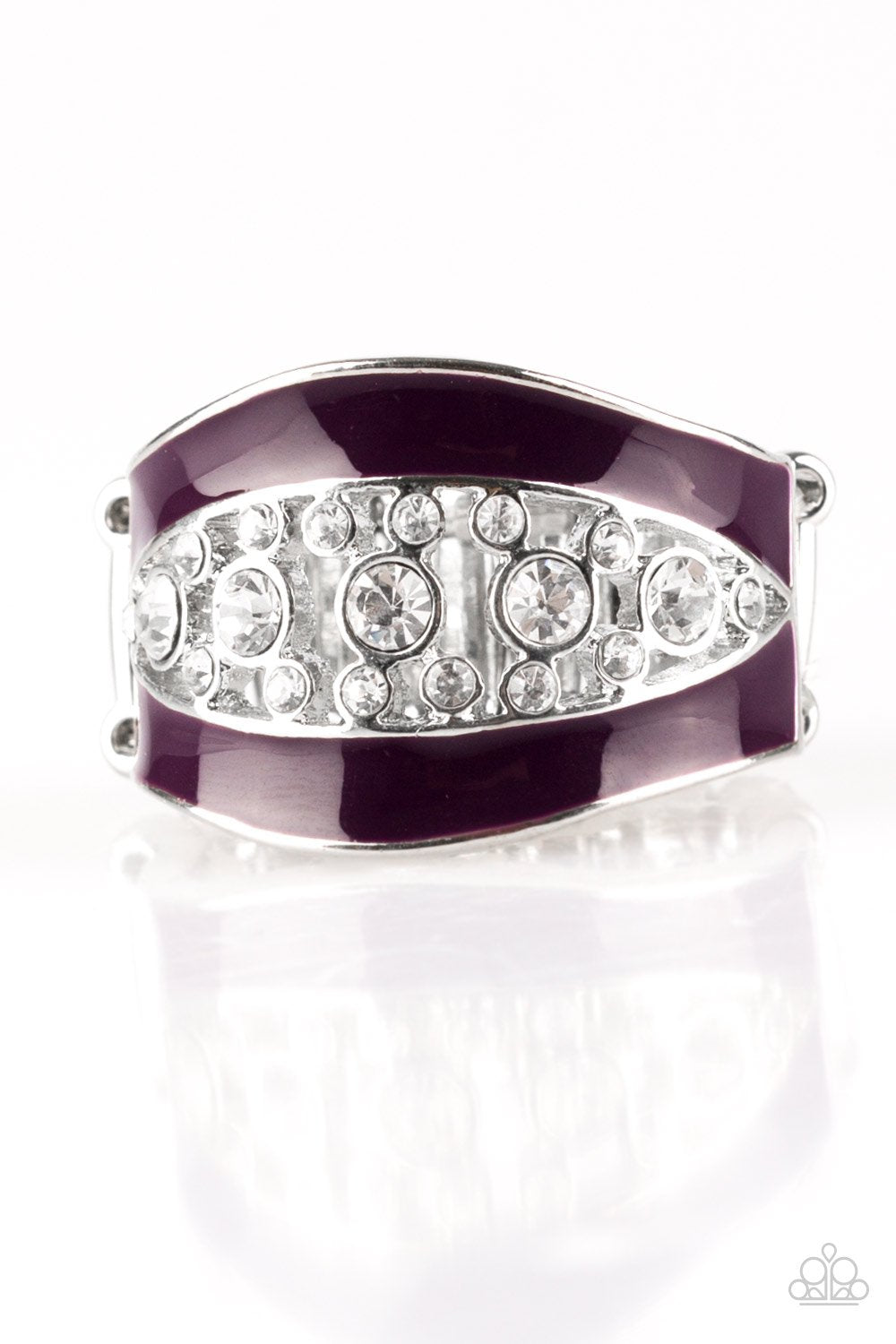Paparazzi Accessories Trending Treasure - Purple Rings - Lady T Accessories