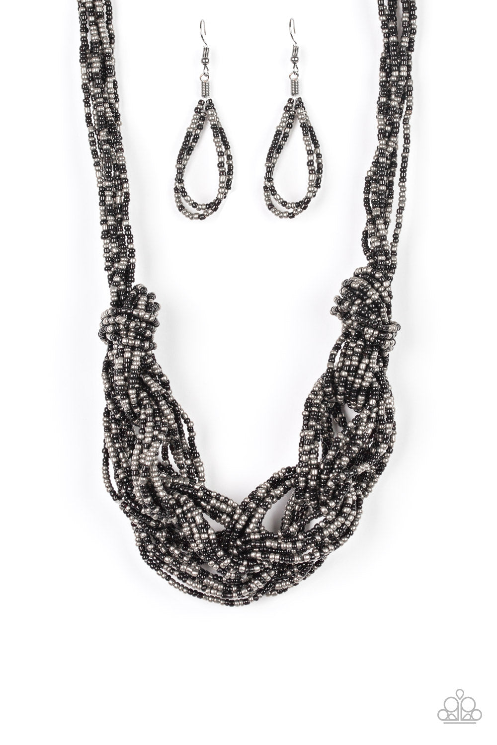 Paparazzi Accessories City Catwalk - Black Seedbead Necklaces - Lady T Accessories