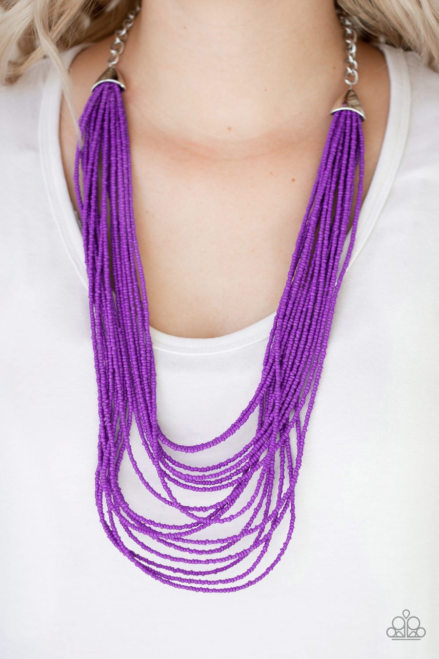 Paparazzi Accessories Peacefully Pacific - Purple Necklaces - Lady T Accessories