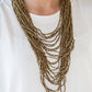 Paparazzi Accessories Dauntless Dazzle - Brass Necklaces - Lady T Accessories