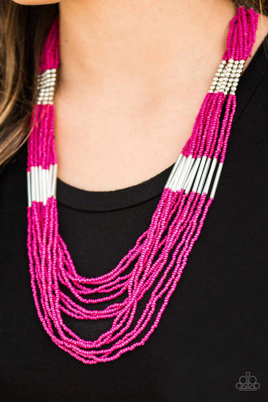 Paparazzi Accessories Let it Bead - Pink Necklaces - Lady T Accessories