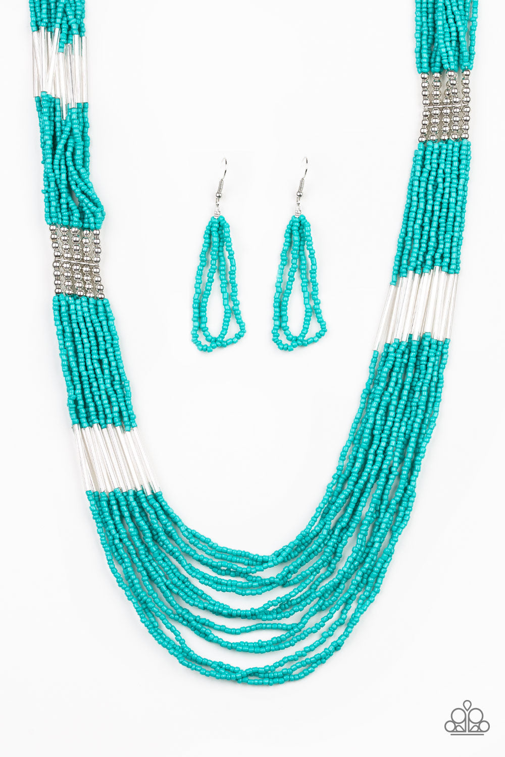 Paparazzi Accessories Let it Bead - Blue Necklaces - Lady T Accessories