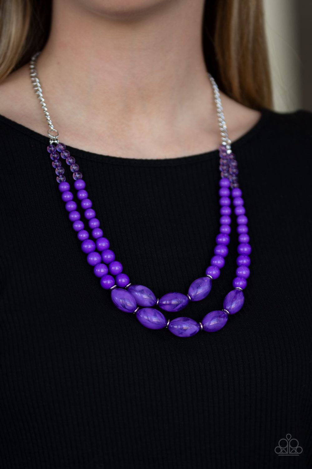 Paparazzi Accessories Sundae Shoppe  - Purple Necklaces - Lady T Accessories