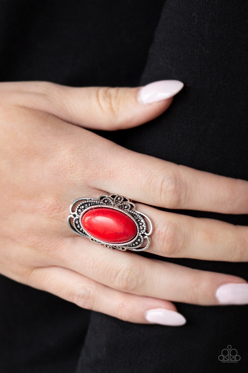 Paparazzi Accessories Desert Flavor - Red Rings - Lady T Accessories