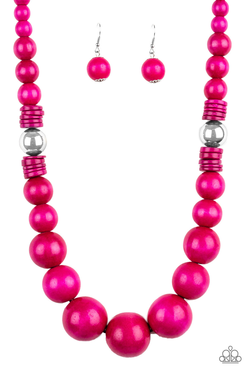 Paparazzi Accessories Panama Panorama - Pink Necklaces - Lady T Accessories