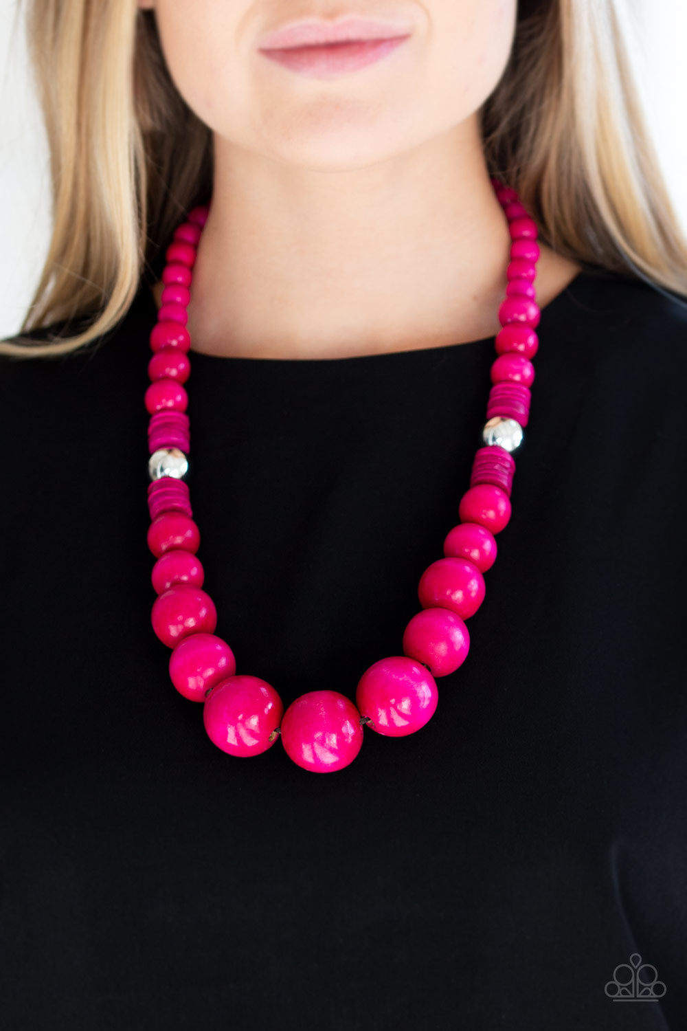 Paparazzi Accessories Panama Panorama - Pink Necklaces - Lady T Accessories